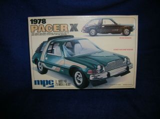 Mpc: Vintage Rare 1978 Amc Pacer X Model Kit 1/25 Scale 1 - 7801