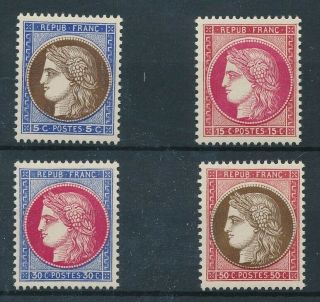 [38718] France 1937 Good Rare Set Very Fine Mnh Stamps Value $450