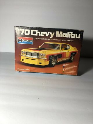 70 Chevy Malibu Ss 1991 Rare Vintage Scale Model Kit || 2 Car Set