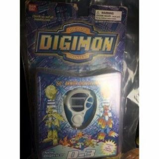 Rare 2001 Bandai Digimon Digivice Season 2 Us English D3 1.  0 Blue