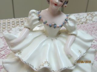 Extremely RARE Florence Ceramics Figurine Diana Powder Box Perfect Cond. 5