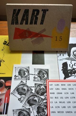 Kart 15 (mail Art,  Fluxus,  Visual Poetry,  Dada,  Zine In A Box) Rare Early Issue