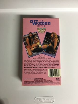 The Women Of The WWF Vhs Coliseum Video WF054 Rare And In Awesome Shape WWE 3
