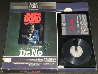 Dr.  No Betamax Beta 1982 Fox Video Slidebox OOP VERY RARE James Bond 007 2