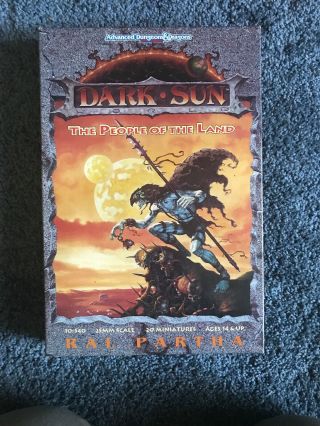 Ral Partha Ad&d Box Set - Dark Sun The People Of The Land (very Rare Minis)