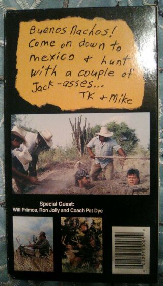 Outdoors With T.  K.  And Mike Deer Huntin ' 2 VHS Tape Rare Vintage 2