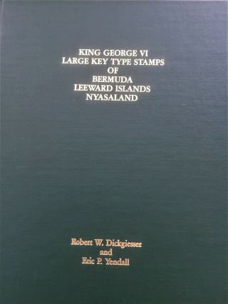 Book - King George Vi Large Key Type Bermuda,  Leeward Islands,  Nyasaland Rare