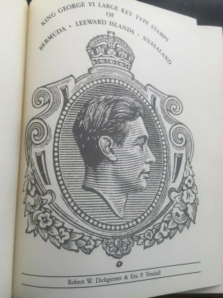 Book - King George VI Large Key Type Bermuda,  Leeward Islands,  Nyasaland Rare 6