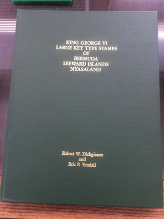 Book - King George VI Large Key Type Bermuda,  Leeward Islands,  Nyasaland Rare 8