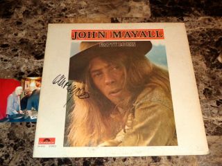 John Mayall Rare Signed Vinyl Lp Record Empty Rooms Rare Blues Music Legend