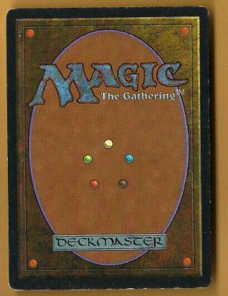Magic the Gathering Unlimited Edition Mahamoti Djinn MTG LP - MP 2