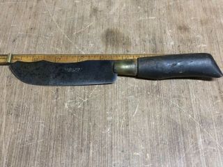 Rare Vintage Leather Cutting Knife G.  Carlkrah Made In Germany