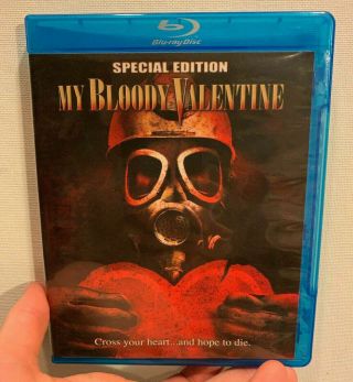 Rare My Bloody Valentine 1981 Blu - Ray Special Edition Oop Horror Gore Cult