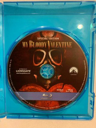 Rare My Bloody Valentine 1981 BLU - RAY Special Edition OOP Horror Gore Cult 2