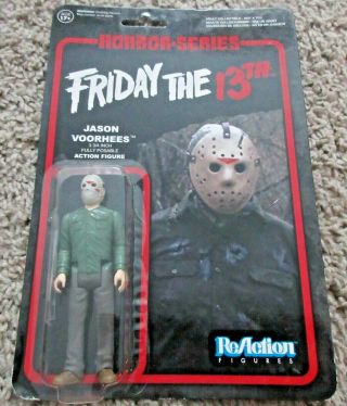 Jason Voorhees Friday The 13th Retro Style Figure Reaction Rare 3.  75 "