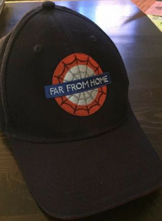 Spider - Man Far From Home Marvel Studios Promo Hat Cap Very Rare Mcu