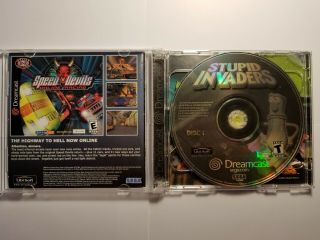 Stupid Invaders (sega Dreamcast Game,  2001) Rare Complete Cib - Ships In 24 Hrs