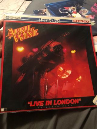 April Wine - Live In London Ld Laserdisc Rare Metal Rock