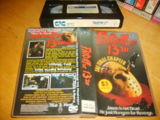Friday The 13th: The Final Chapter (1984) - Rare Cic Video Vhs Issue Cult Horror