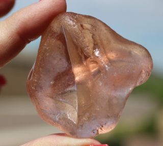 HUGE RARE PINK SEAGLASS PARTIAL FANCY GLASS FROSTY SEA OF JAPAN 2