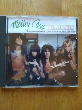 Vtg Motley Crue Very Rare Live Nassau Coliseum Dec 1989 Audio Cd Hellraisers