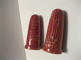 Red Wing Pottery Rare Salt & pepper shakers 