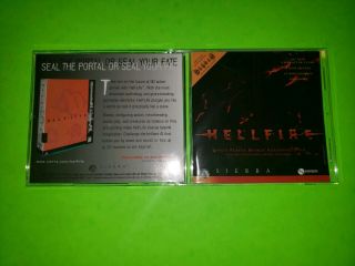 Hellfire Diablo 1 Expansion Pack PC DOS BIG BOX 100 COMPLETE CIB RARE 4