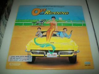 Off And Running Laserdisc Ld Very Rare Cyndi Lauper