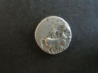 Celtic Silver Coin.  On Both Side Horse.  Rare