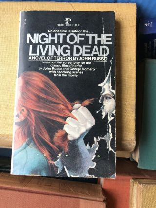 Night Of The Living Dead Paperback Novel John Russo Rare 1981 Edition