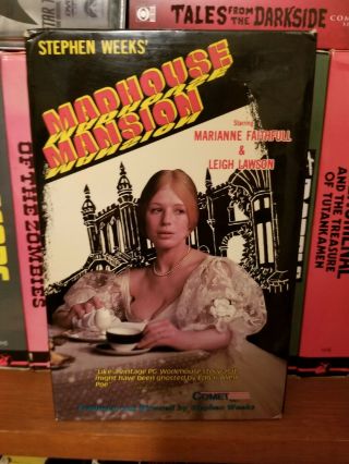 Madhouse Mansion Rare & Oop Comet Home Video Big Box