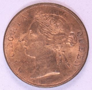 British Honduras 1888 Bronze 1 Cent Lustrous Unc Rare M15