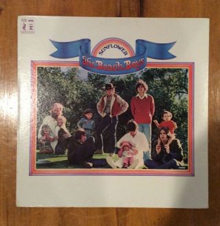 The Beach Boys Sunflower 1970 Rs - 6382 Vinyl Record Album Lp Rare Vtg