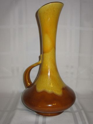 Rare Vintage 12 " Royal Haeger Drip Glaze Art Pottery Pitcher Vase Flower Pot