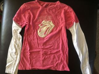 Rare Vintage Rolling Stones Small Youth/adult Girls Jersey