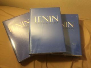 Very Rare Lenin Selected Complete Set Vols 1 - 3 Progress Publishers 1977