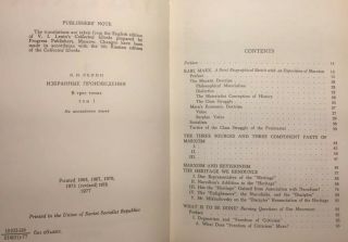 Very Rare Lenin Selected Complete Set Vols 1 - 3 Progress Publishers 1977 5