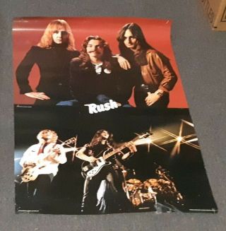 Permanent Waves Rush Poster 1980 24 X 36.  5 Rare Discount Priced Quick