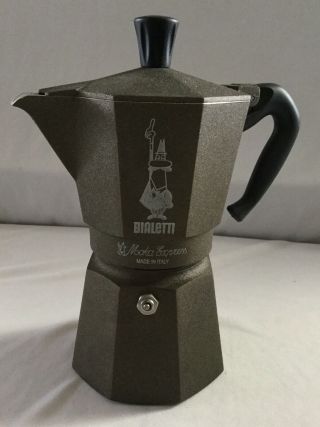 Vtg Bialetti Moka Express Stovetop Percolator Espresso Maker 1 Cup Rare Color
