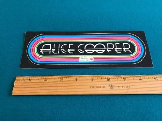 Alice Cooper - Rare Vintage Sticker -