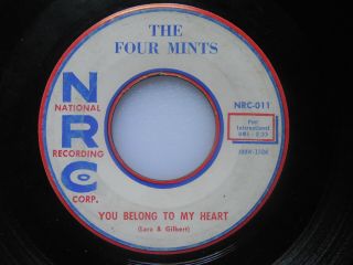 The Four Mints You Belong To My Heart / Wolf Nrc - 011 Doo - Wop Vg,  45rpm Rare?