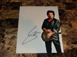 Steve Lukather Rare Authentic Hand Signed Photo Poster Toto Ringo Starr Band 3