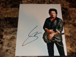 Steve Lukather Rare Authentic Hand Signed Photo Poster Toto Ringo Starr Band 6