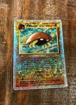 Old Vintage Very Rare Holo Pokémon Card