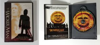 The Wicker Man (1973) Dvd Christopher Lee/britt Ekland Rare/oop Anchor Bay