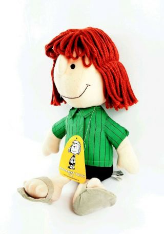 1982 Peanuts Gang PEPPERMINT PATTY Plush Doll With Tags 13 