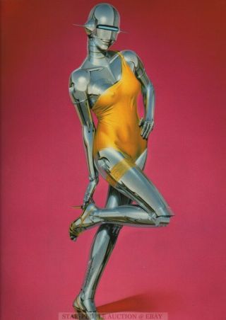 Hajime Sorayama - Sexy Robots Very Rare Print 1988 Space Cowboy Art