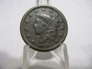 Extremely Very Very Rare 1838 Large Cent Very Fine,  Nfm258