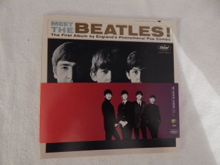 The Beatles " The Capitol Albums,  Vol.  1 " Promo Card Set Beyond Rare