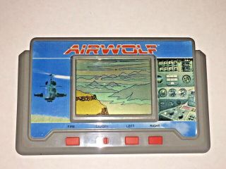 Airwolf Rare Vintage 1980’s Akklaim Handheld Lcd Video Game